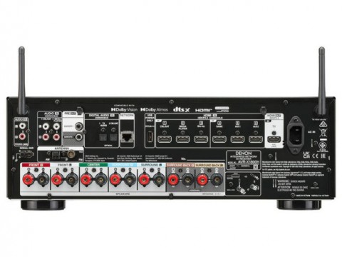 Stiprintuvas Denon AVR-X1800H 7 x 175W 8K juodas (black)